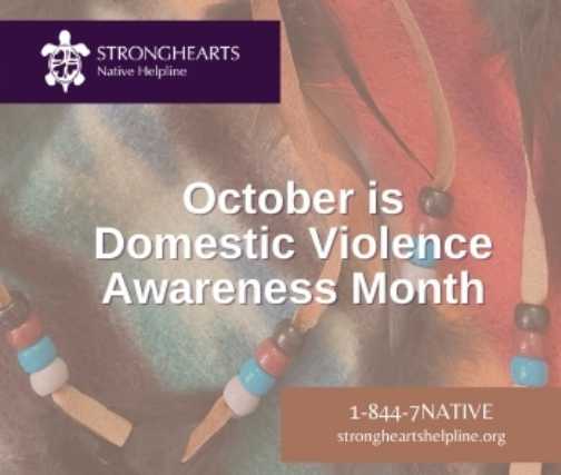 StrongHearts Native Helpline Statement for 2021 Domestic Violence Awareness Month