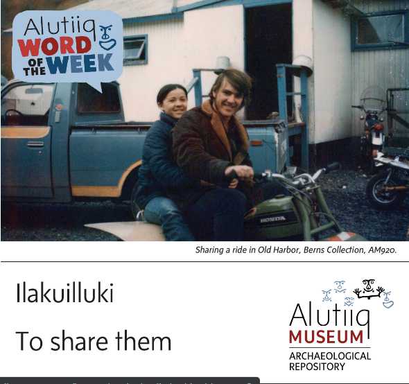 To Share Them-Alutiiq Word of the Week-November 15th