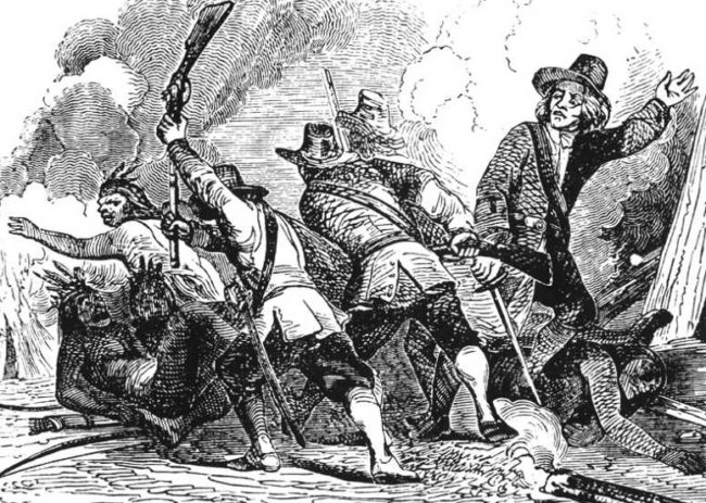 Massacre of Indians. Image-Engraving/Library of Congress