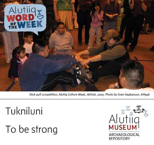 Strong-Alutiiq Word of the Week-December 19th