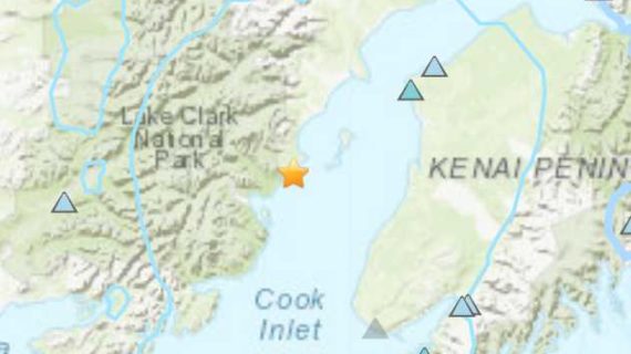 5.3 Magnitude Earthquake Shakes South-Central Alaska