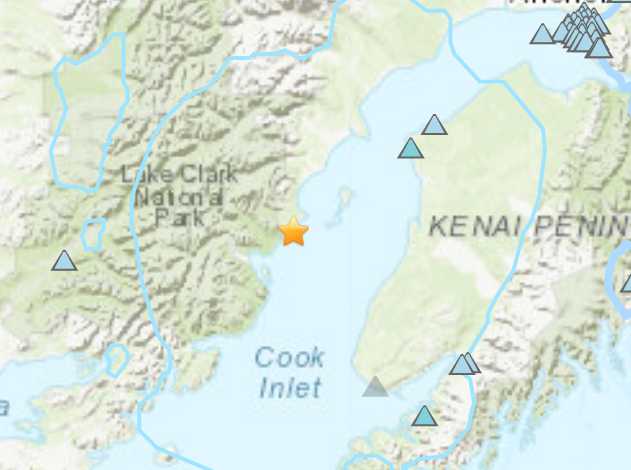5.3 Magnitude Earthquake Shakes South-Central Alaska