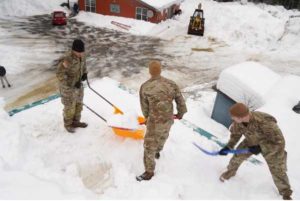 Alaska National Guard Soldiers and Airmen provide emergency assistance in the Southeast Alaska community of Yakutat. (U.S. Army National Guard photo by Dana Rosso)
