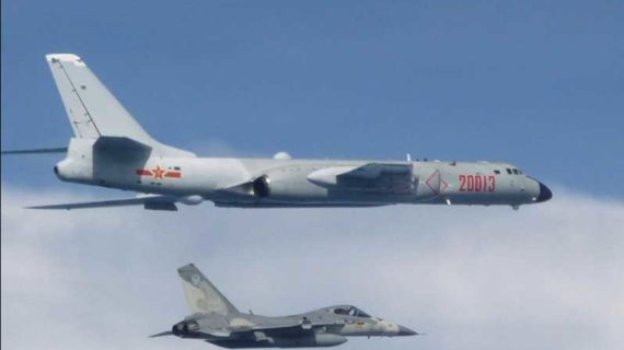China Flies Dozens of Warplanes Toward Taiwan in Latest Incursions