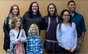 Some of the 16 plaintiffs in Sagoonick v. State of Alaska gathered at the Boney Courthouse in Anchorage for oral arguments in October 2019. (Photo: Our Children's Trust/Twitter)
