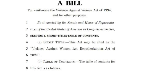 AFN Strongly Supports the Reauthorization of the Violence Against Women Act Reauthorization of 2022