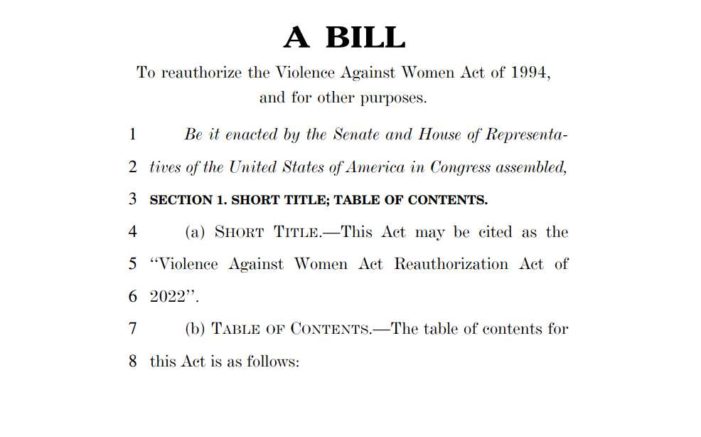 AFN Strongly Supports the Reauthorization of the Violence Against Women Act Reauthorization of 2022