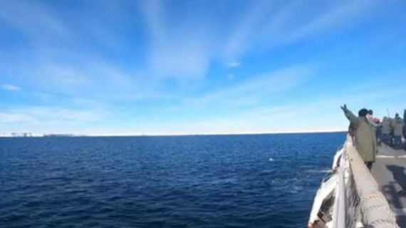Coast Guard Cutter Polar Star reaches southernmost navigable waters on Earth