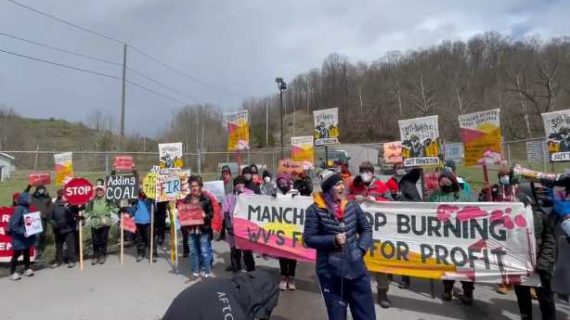 West Virginians Lead Blockade of Coal Plant That Made Manchin Rich