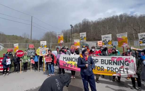 West Virginians Lead Blockade of Coal Plant That Made Manchin Rich