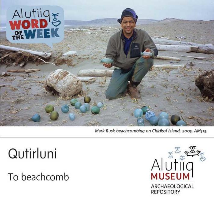 Beachcomb-Alutiiq Word of the Week-April 24