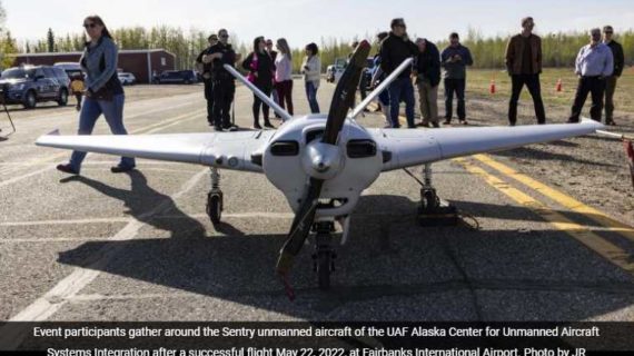 UAF makes Alaska’s first large drone flight from international airport