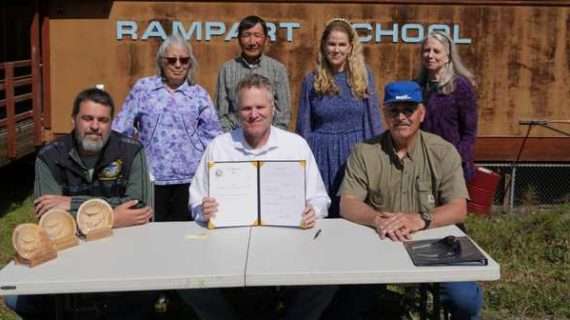 Governor Dunleavy Signs Rampart School Bill