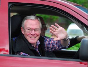 Juneau parade's Grand Marshal, Senator Dennis Egan. Image-Will Fischer/Creative Commons Attribution-Share Alike 2.0