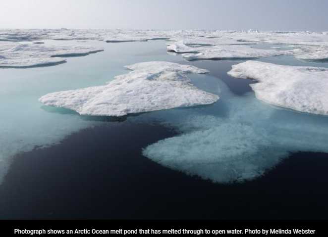 Research shows need to improve prediction of Arctic melt ponds
