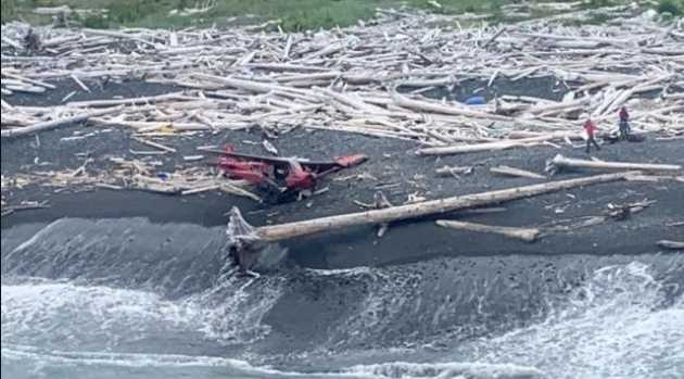 Coast Guard Rescues Two People after Plane Crash at Montague Island