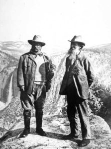 Theodore Roosevelt and John Muir. National Archives