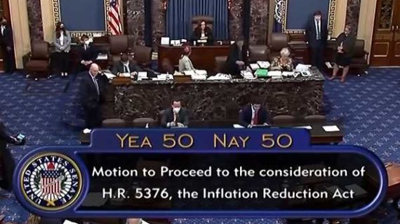 US Senate Democrats Approve Climate, Tax Legislation