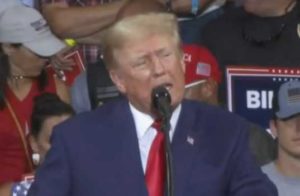 Trump at Pennsylvania rally. Image-PBS/Youtube video screengrab