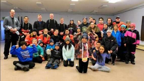 Coast Guard Cutter Stratton crew visits Kaktovik during Arctic patrol