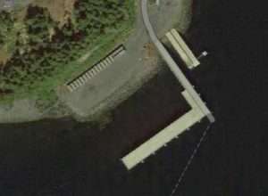 Satellite view of Chenega Ferry Dock. Image-Google Maps