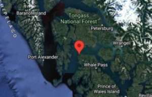 Location of Point Baker on Prince of Wales Island. Image-Google Maps