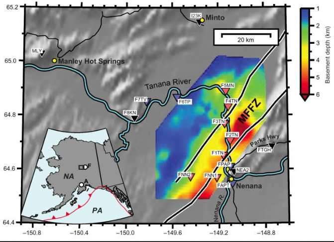 Research explains strength of earthquake shaking in Nenana Basin