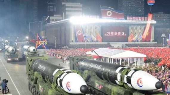 North Korea Fires 1st ICBM Since Displaying More Than a Dozen in Military Parade