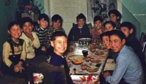 Photo: Boy's party, Karluk. Clyda Christiansen Collection.
