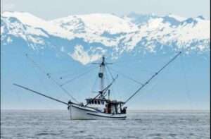 Alaska salmon troller Bay of Pillars in Chatham Strait. Credit: NOAA Fisheries