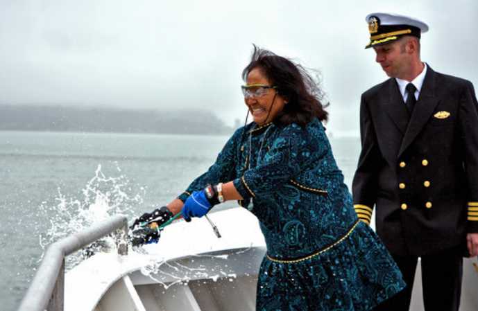 MV Hubbard is Christened by First Lady Rose Dunleavy