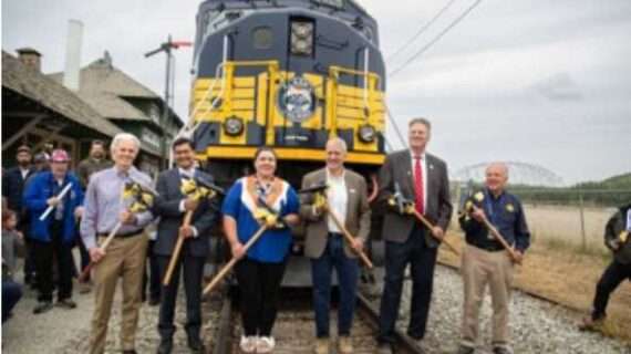 The Alaska Railroad celebrates 100 years of service with centennial event in Nenana