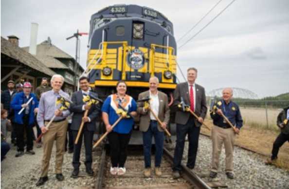 The Alaska Railroad celebrates 100 years of service with centennial event in Nenana