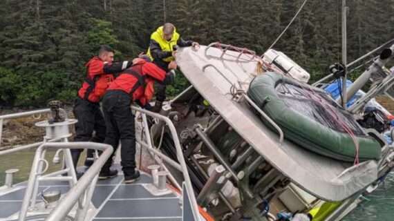 Coast Guard rescues man from vessel taking on water in Juneau