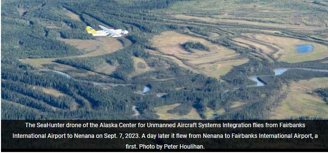 ACUASI completes first drone flight from Nenana to Fairbanks International Airport