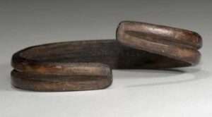 Photo:  Wrist clip of baleen, Karluk One Collection, Koniag, Inc.
