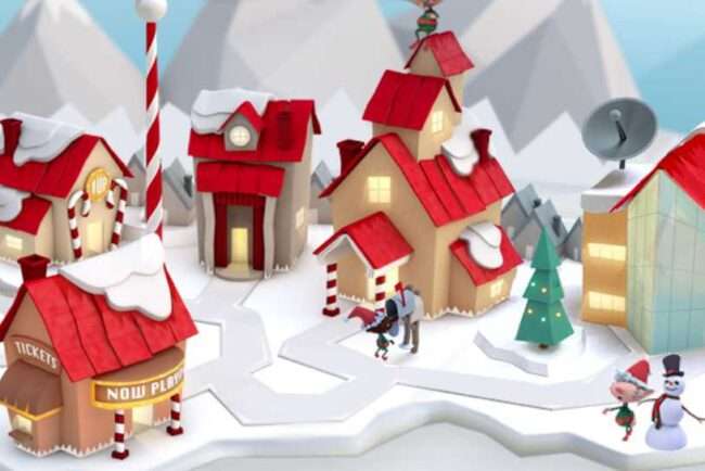 Click image to go to NORAD Santa tracking site. Image-NORAD