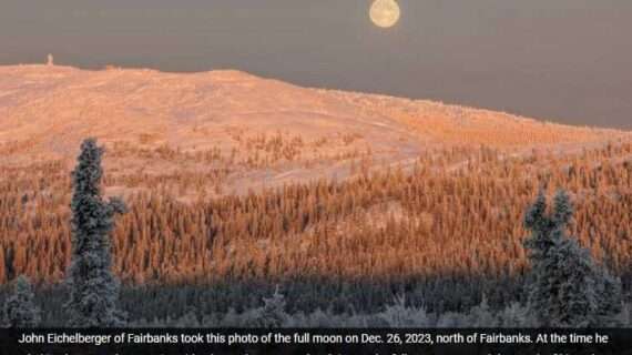The super moons of this Alaska winter