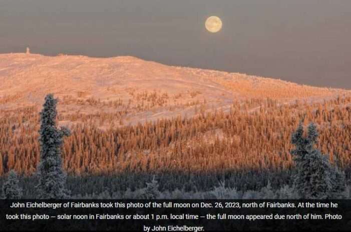 The super moons of this Alaska winter