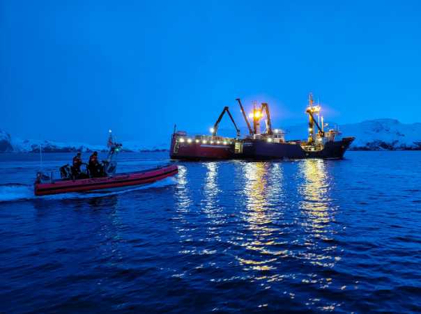 Coast Guard tows disabled fishing vessel to Adak