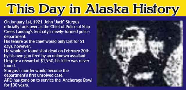 This Day in Alaska History-January 1st, 1921
