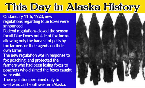 This Day in Alaska History-January 11th, 1923