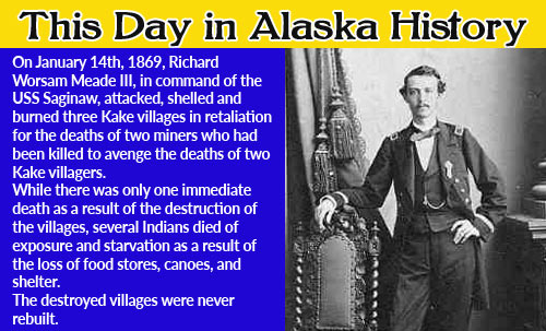 This Day in Alaska History-January 14th, 1869