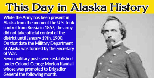 This Day in Alaska History-January 19th, 1900