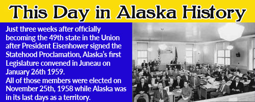 This Day in Alaska History-January 26th, 1959