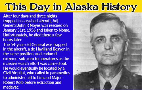 This Day in Alaska History-January 31st, 1956