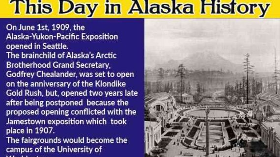 This Day in Alaskan History-June 1st, 1909