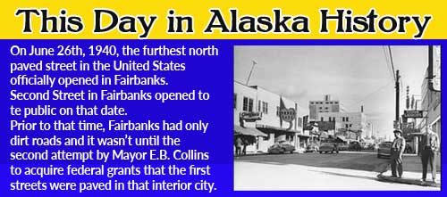 This Day in Alaskan History-June 26th, 1940
