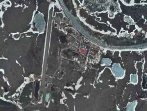 The village of Kasigluk and its airstrip. Image-Google Maps