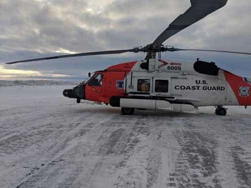 USCG, AANG Coordinate Efforts to Rescue Two Stranded Hunters from Punuk Islands